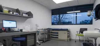 Interior of a UBC Pharmacists Clinic consultation room