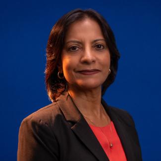 Headshot of Lalitha Raman-Wilms, Dean of the Faculty of Pharmaceutical Sciences.