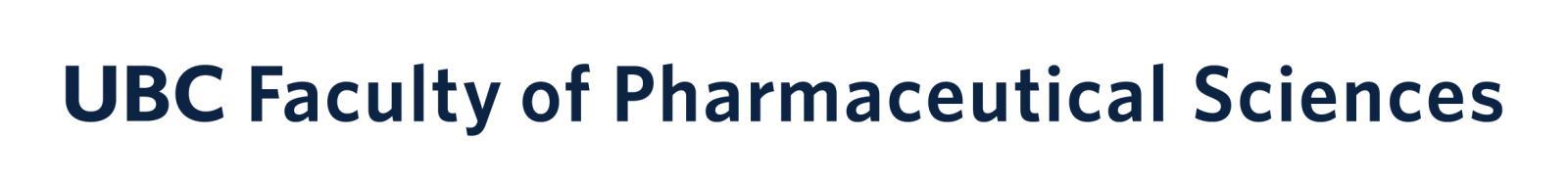 The Pharm Sci Short Name logo, in UBC blue.